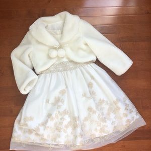 SORBET lace and tulle girl’s dress with bolero 🎁6